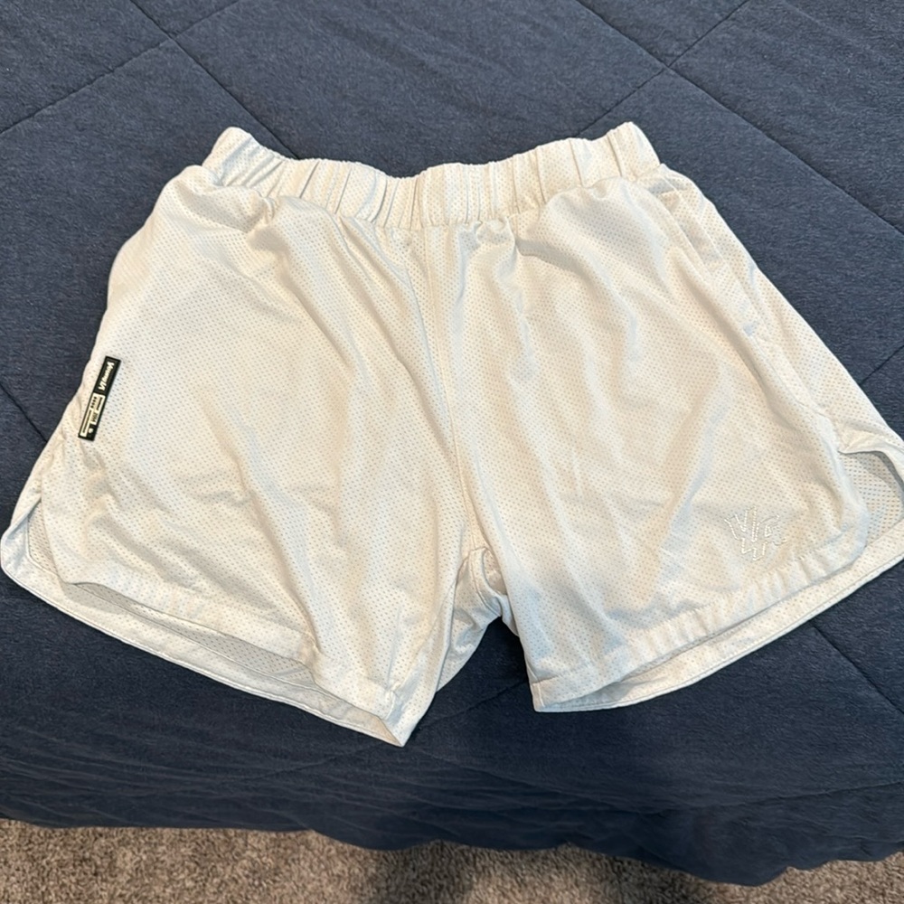 Men’s YoungLA White 5in Shorts